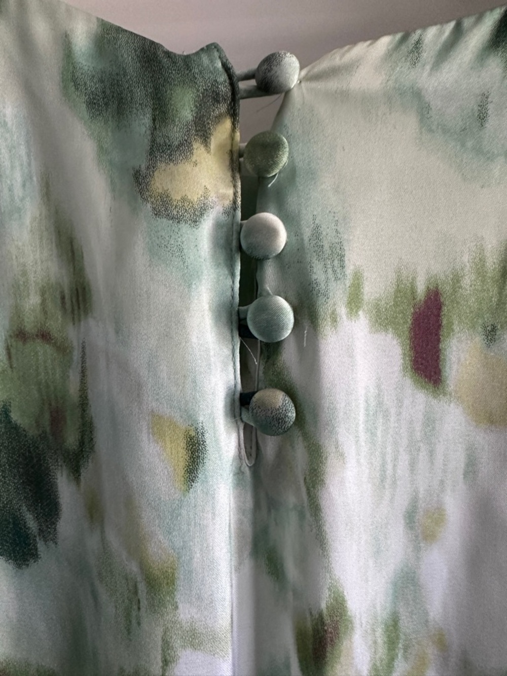 H&M Light Sage Ruffle Sleeve Mini Dress - Picture 4 of 4